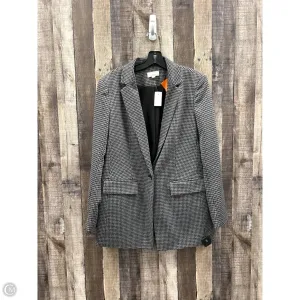 Blazer By Loft In Striped Pattern, Size: 10