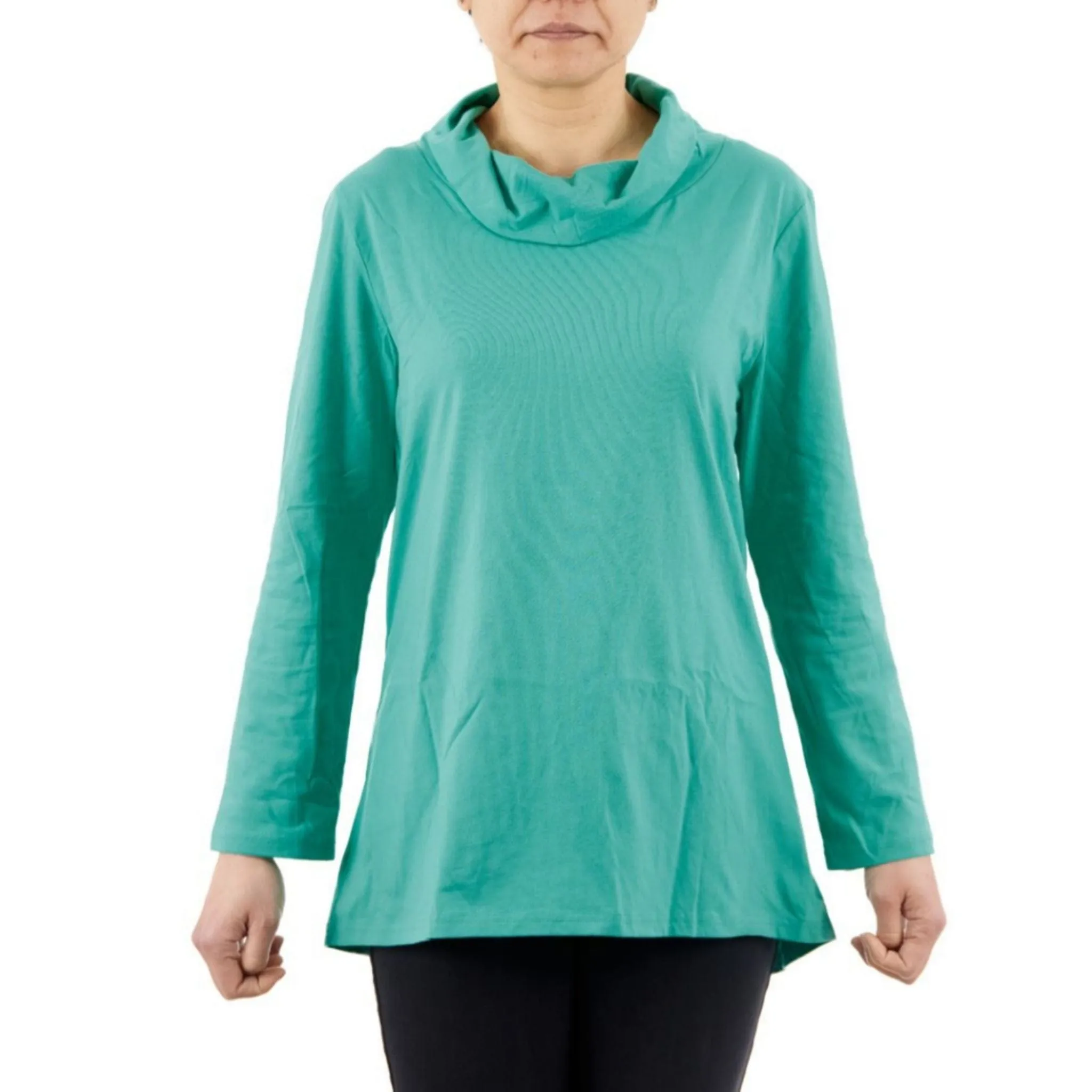 CC Women's Eliana Long Sleeve Cowl Neck Top