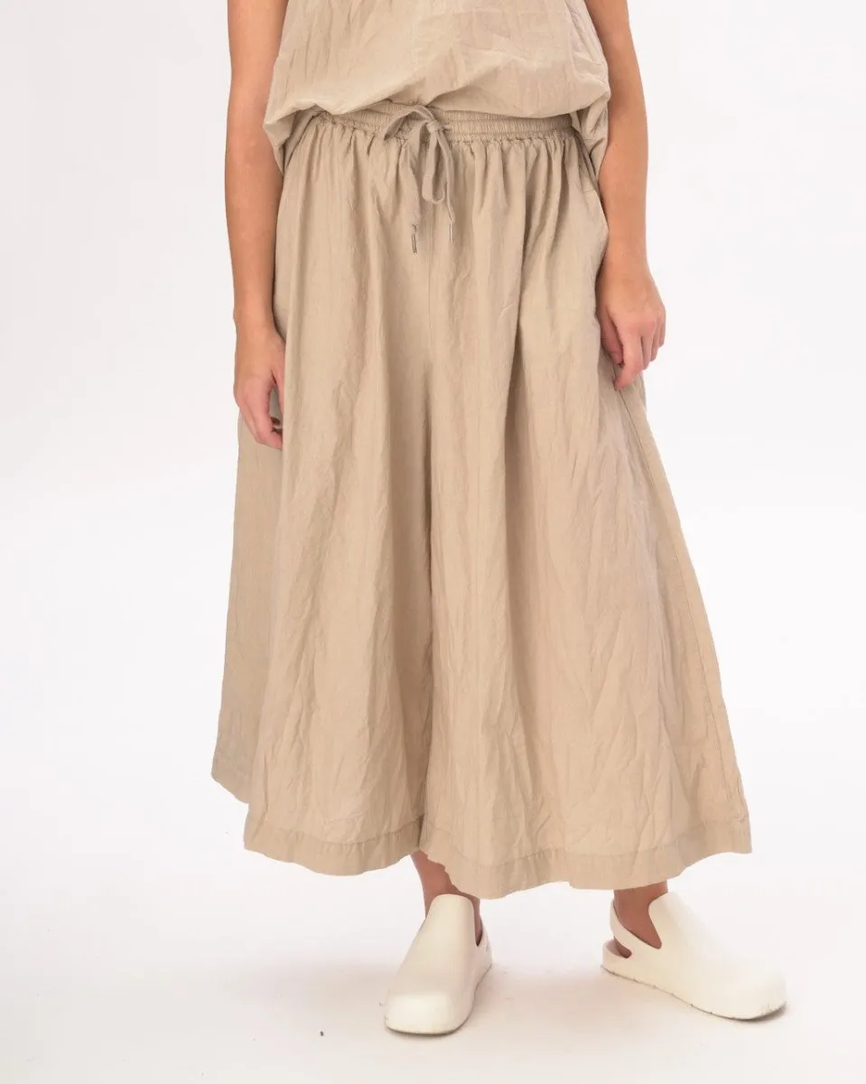 Organic Elastic Waist Parachute Pants