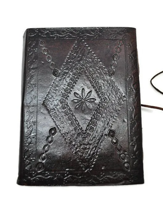 Tree of Life embossed leather notebook