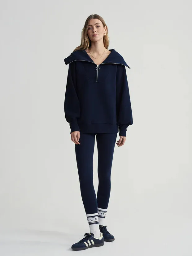 Varley | Vine Half Zip Pullover {Dark Sapphire}